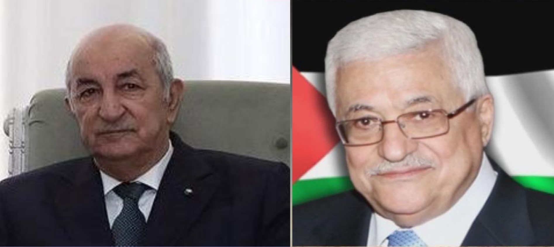 الرئيس محمود عباس يتبادل التهاني بعيد الأضحى مع الرئيس الجزائري عبد المجيد تبون